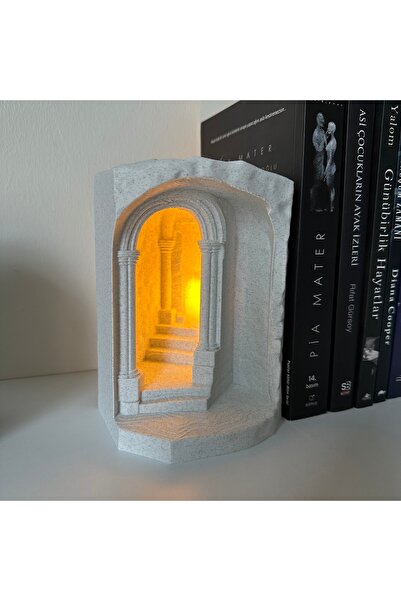 Wadvadze 'Auro' Modern Mimari Kitap Tutucu Heykelimsi Tasarım Dekoratif Kitap...