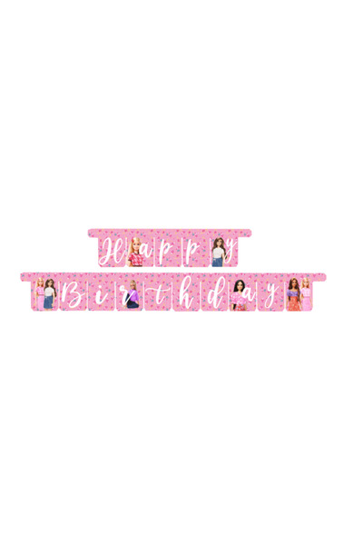 BEENsmile Banner HAPPY BIRTHDAY Barbie 180x15 cm