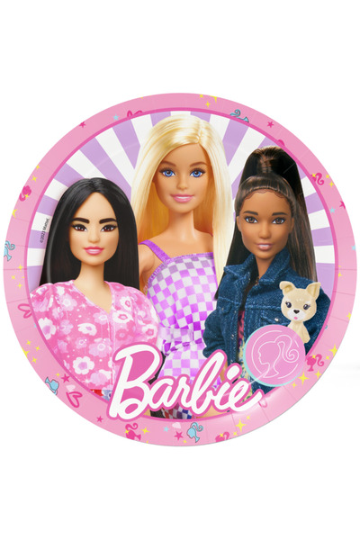 BEENsmile Set of 8 Barbie plates 23 cm