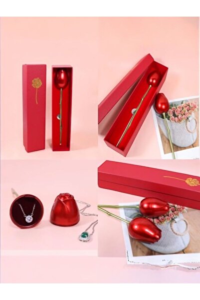 By Rozane Trandafir cadou cu compartiment bijuterii – cutie elegantă