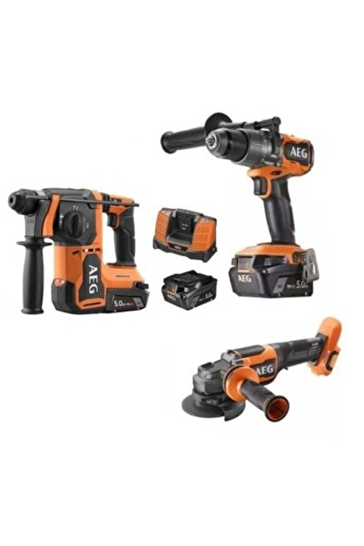 AEG ÜÇLÜ AKÜLÜ MONTAJ SETİ (BBH 18BL2 - BSB 18C3BL - BEWS18 125BLPX2 - L1850S...