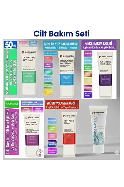 Pierre Cardin Yoğun Yaşlanma Karşıtı Leke Karşıtı Nemlendirici Besleyici Siya...