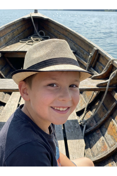 PIECE SIGNATURE Michael Jackson Model, Lined, Children's Hat (7-10 Years)