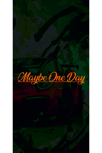 sticker Maybe One Day Text Jdm Car Motorcycle Windshield Sticker Hologram Opt...