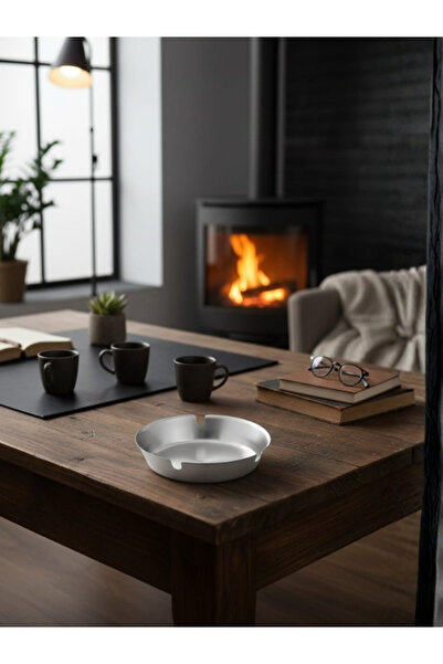 First Snowflake Stainless Steel Ashtray - Non-Tarnishing Large Size Wind-Resi...