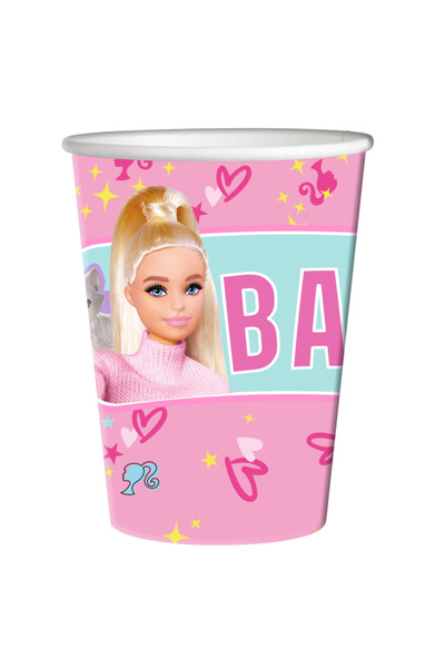 BEENsmile Set of 8 Barbie glasses 250 ml