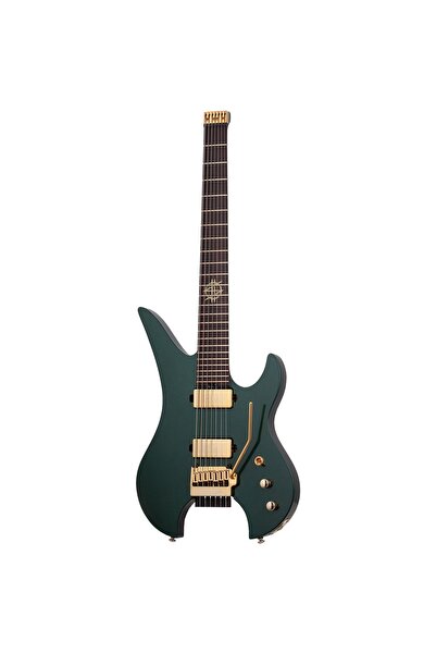 Schecter Synyster Gates Custom 7 TR-S Headless Elektro Gitar (Oak Green Metal...