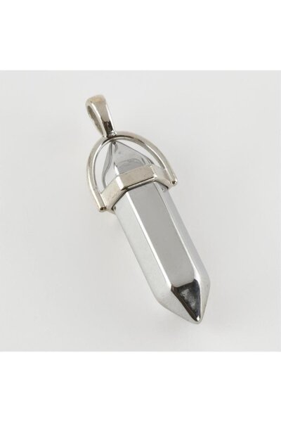 ZERO LAND Sptrns Hematite Point Pendant (180928) Tip-Silver Color