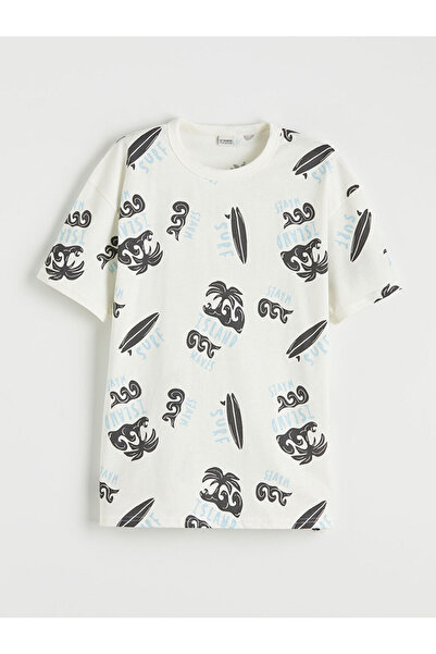 LC Waikiki Αγορίστικο μπλουζάκι με στάμπα Glittering Choices από το Shining S...
