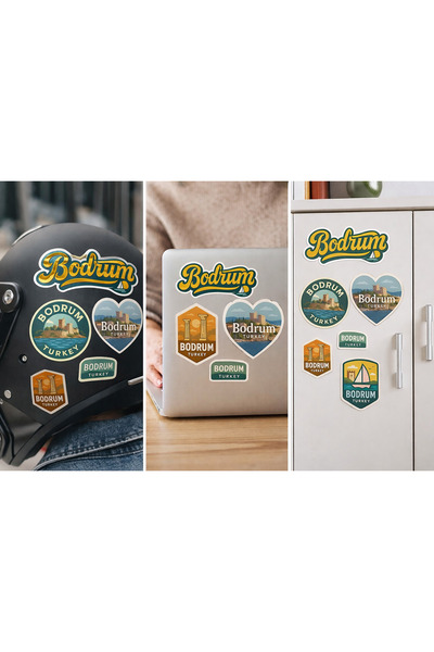 Limitless Design مجموعة ملصقات بودروم 20x25 سم |   ملصقات زخرفية ذات طابع بود...