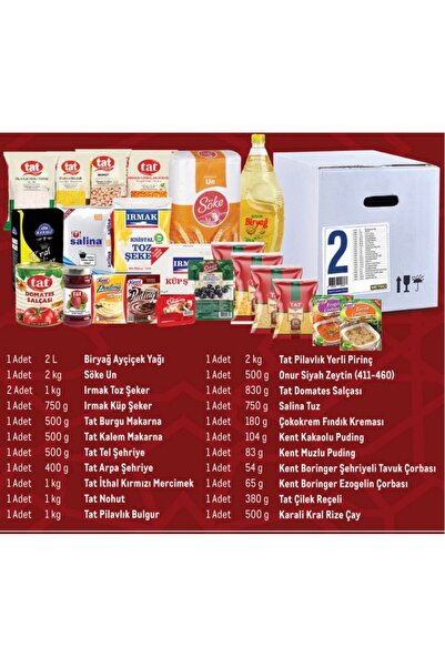 Aro Ramazan Kolisi 2 Numara 22 çeşit