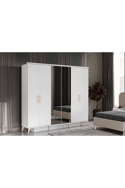 Doressa Home Merin White Gardırop