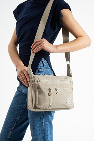 Baginn Γυναικεία τσάντα Messenger Ελαφρύ ύφασμα κλίνκερ με πολλές τσέπες Τσάν...