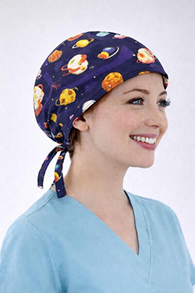 Dr. Mitra Cerrahi Bone Medikal Doktor Hemşire Hastane Bonesi Unisex -Sarı Gez...