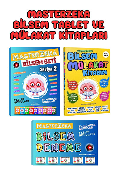 MasterZeka Bilsem tablet sınavı ve mülakat sınavı hazırlık kitabı 2