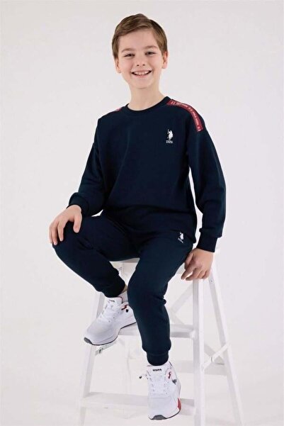 U.S. Polo Assn. U.S. Polo Assn Kids Erkek Çocuk Eşofman Takımı US2202-4