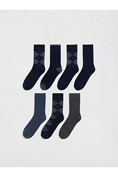 LC Waikiki Sparkling Choices from Shining Store Patterned Men's Socks 7 Pack