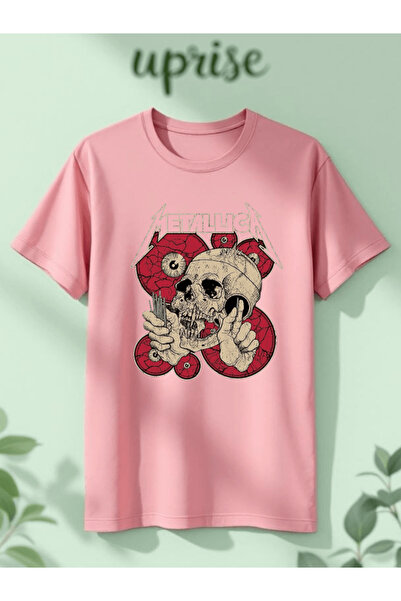 Vordevia Μπλουζάκι Oversize από βαμβάκι με στάμπα Metallica