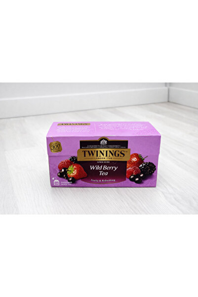 Twinings Wild Berry Tea 25’li – Orman Meyveli Aromalı Siyah Çay Poşet Çay