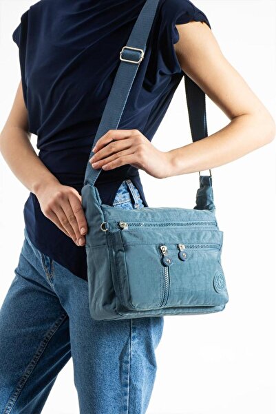 Baginn Γυναικεία τσάντα Messenger Ελαφρύ ύφασμα κλίνκερ με πολλές τσέπες Τσάν...