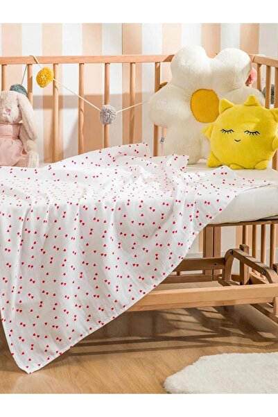 LC Waikiki Heart Printed Baby Girl Blanket 90X100 cm (S6)