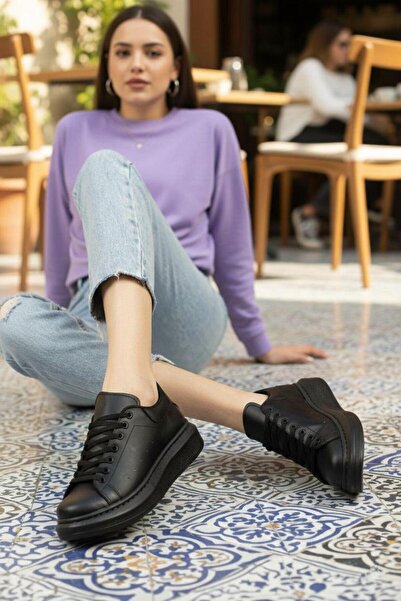 Bella Stride Χοντρή σόλα με κορδόνια, ραμμένα casual αθλητικά παπούτσια Γυναι...