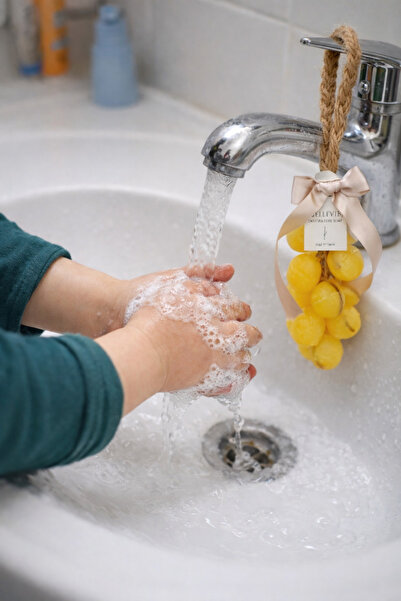 BELLEVIE Lemon Scented Grape Bunch Soap – Handmade Decorative Soap