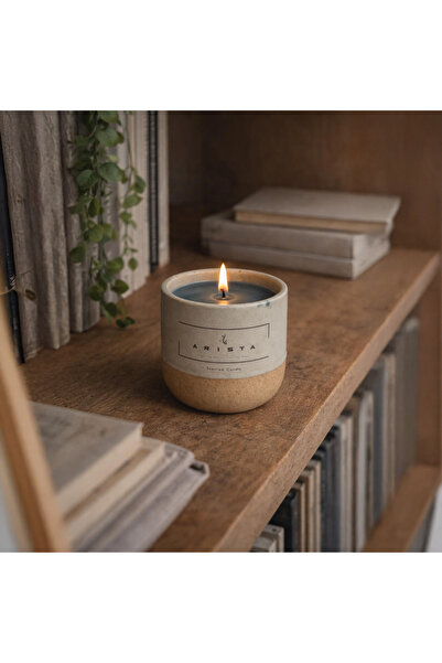 Arista Stonebliss Ceramic Soyawax Kokulu Dekoratif Mum