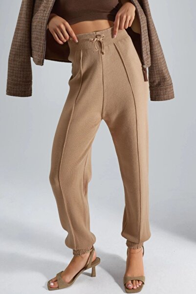 Hiccup MY FASHION Πλεκτό Φούτερ Ψηλόμεσο με Κορδόνια