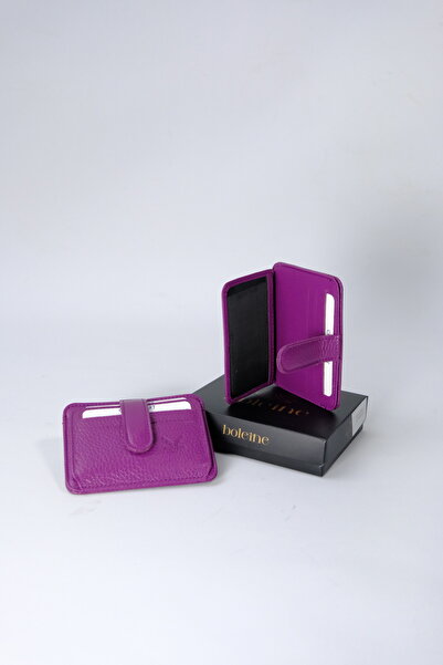 Boleine Unisex Leather Card Holder Ares Bl2003 Guti Mürdüm