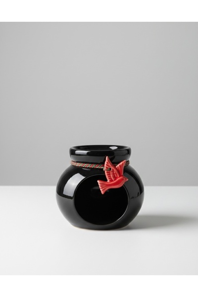 LEKUREN Buhurdanlık, Seramik Kuş Figürlü Buhurdanlık