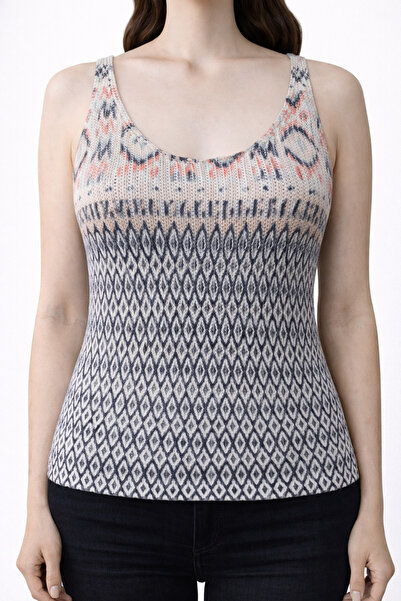 Neden Tekstil Geometric Patterned Strappy Knitwear