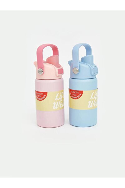 LC Waikiki Karışık Baskılı Kız Çocuk Metal Suluk (S6)