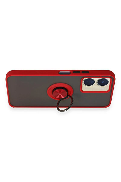 POYRAZ MARKET غطاء حماية سيليكون من نيو فيس لهاتف فيفو Y16 مع حلقة مونتريال -...