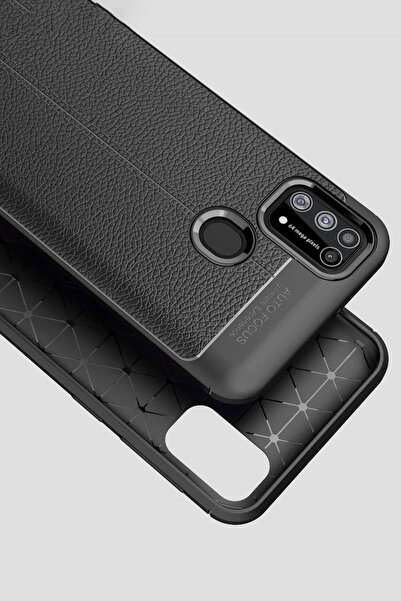 CT STONES غطاء Newface لهاتف Samsung Galaxy M31 بتركيز تلقائي - أحمر