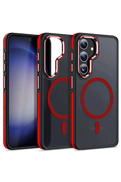 CT STONES غطاء جوكو سامسونج جالاكسي S24 وينر ماج سيف - أحمر