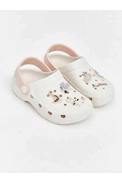 LC Waikiki Sandale pentru fetițe cu rozete bej (S6)