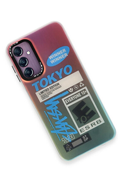 POYRAZ MARKET نيوفايس حافظة سامسونج جالاكسي A14 4G غطاء منقوش إستوريل - إستور...