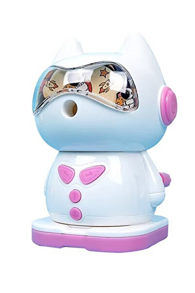 Modellino Masaüstü Kollu Kalemtıraş Brons Kalem Açacağı-Ev Tasarımlı- Kedi Şe...