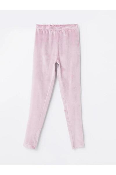 LC Waikiki Λιλά Βελούδινο Κολάν για Κορίτσια με Ελαστική Μέση (W4)