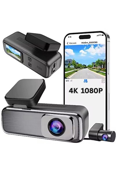 INVICTWIN Dual Dash Camera 4K + 1080P