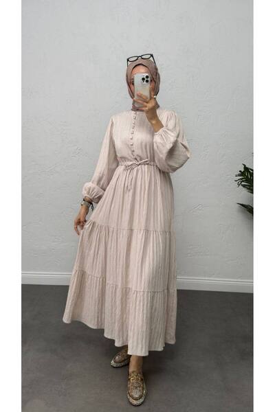 Burcia Hijab Lace Detailed Dress