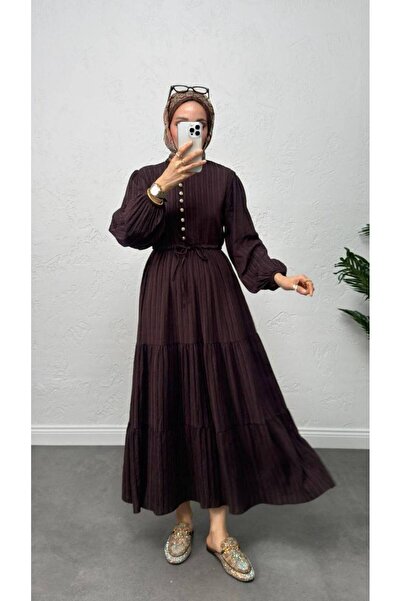 Burcia Hijab Lace Detailed Dress