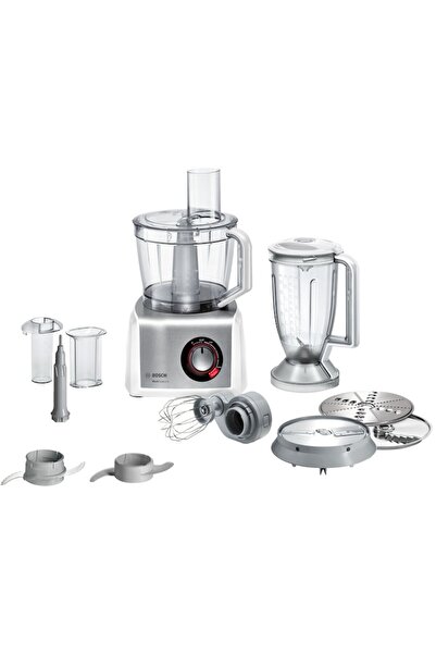 Bosch Robot de bucatarie MC812S814, 1250 W, 3,9 L, 50 functii, Alb/gri