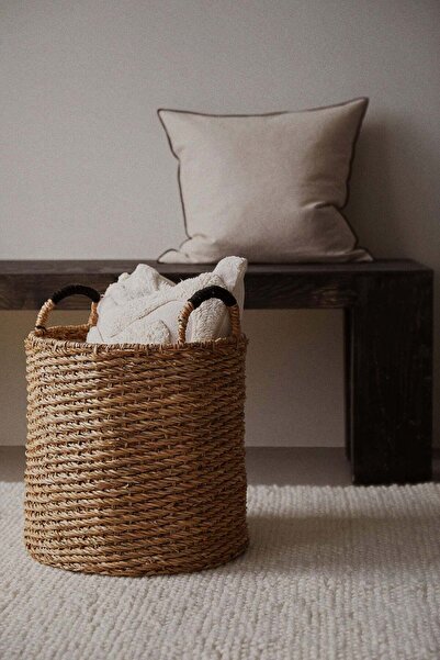 H&M Large seagrass storage basket