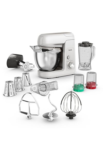 TEFAL Robot de bucatarie Bake Partner QB525B38, 1100W, capacitate vas 4.6L, ​...