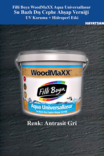 Filli Boya WoodMaXX Aqua Su Bazlı Dış Cephe Ahşap Verniği – UV ve Su Koruma