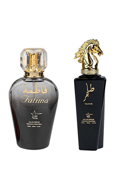 ARYAN Set of 2 Oriental Perfumes (Women + Men) - Fatima Black + Tahir