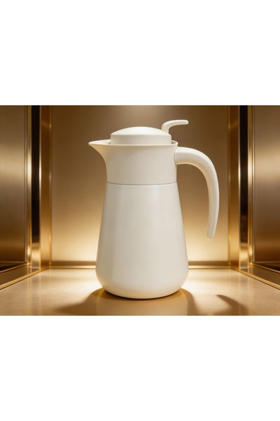 ALMEDYAF Italian Style Beige Thermos 0.7 Liter – Stainless Steel Double Wall ...