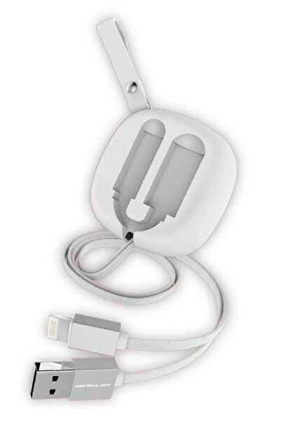 POYRAZ MARKET Konfulon S80 Lightning Cable iPhone Compatible 20Cm-1M 2A - White